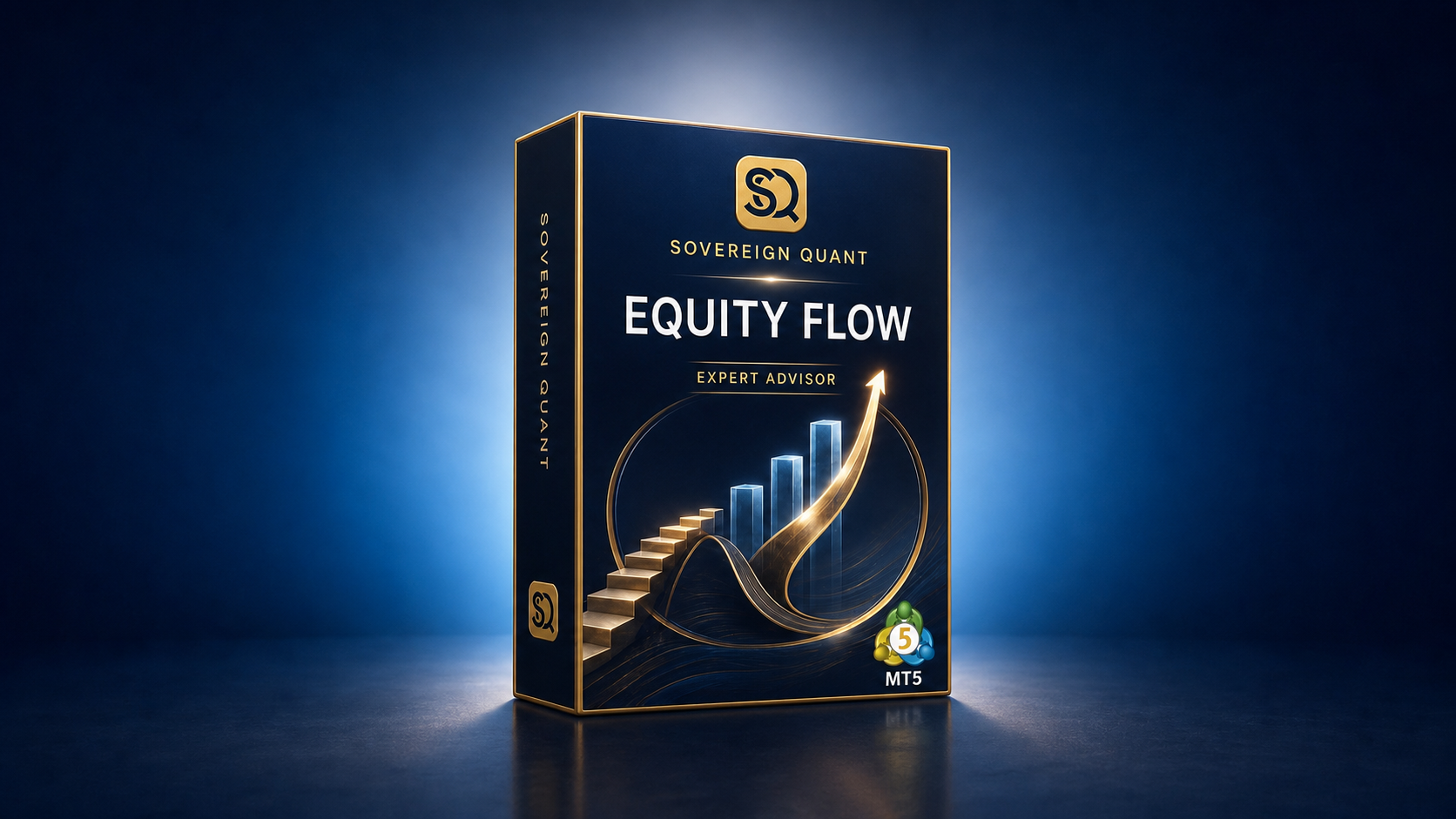 Produktbox des automatisierten Handelssystems Equity Flow für MetaTrader 5