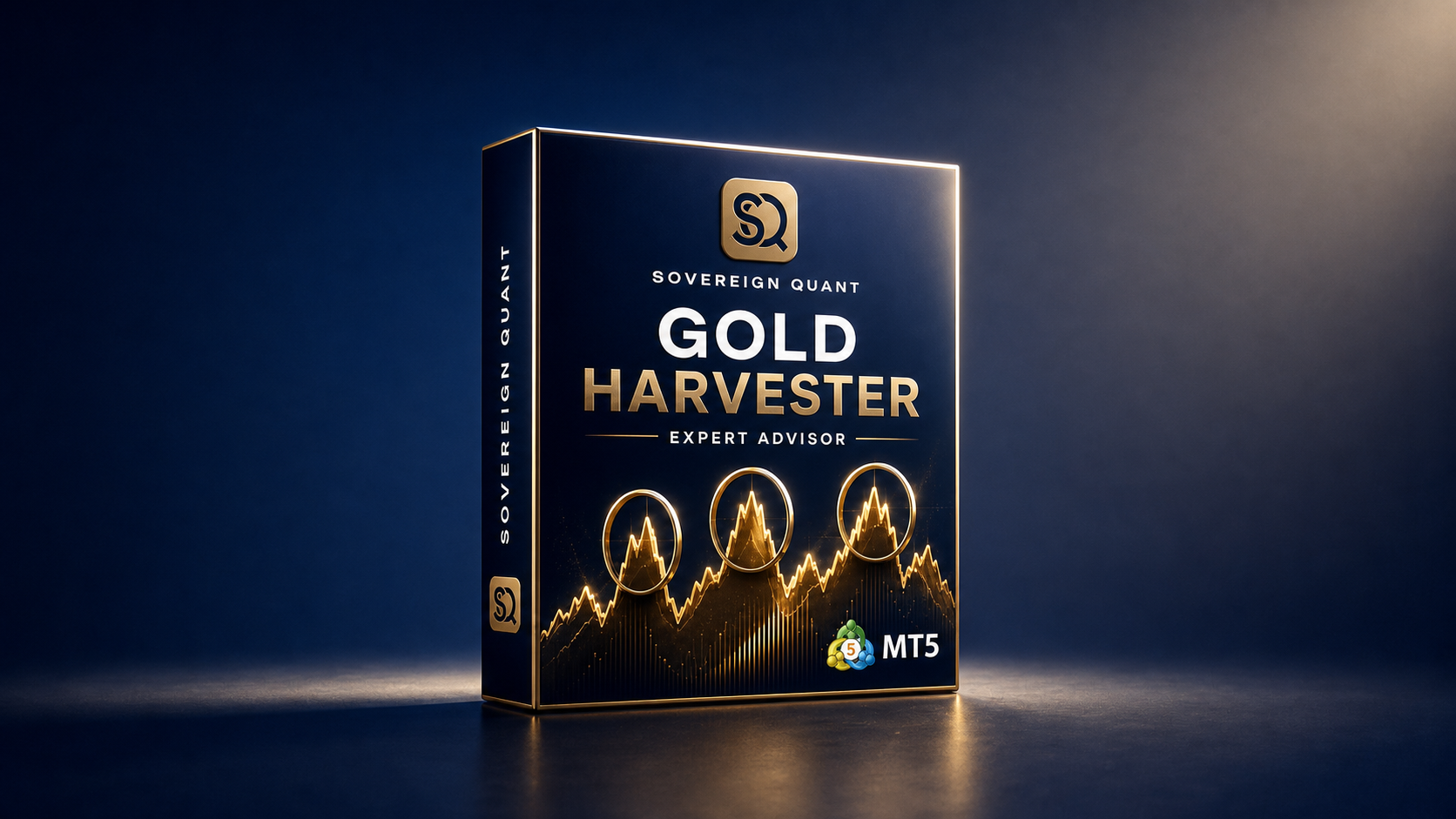 Produktbox des automatisierten Handelssystems Gold Harvester für MetaTrader 5